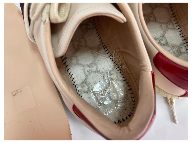 Gucci Ledersneaker Beige - Ansicht 12