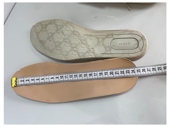 Gucci Ledersneaker Beige - Ansicht 13