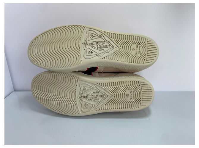Gucci Ledersneaker Beige - Ansicht 7