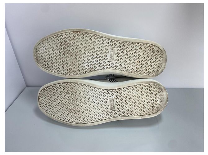 Zapatillas Hermès de cuero blancas Blanco - vista 10