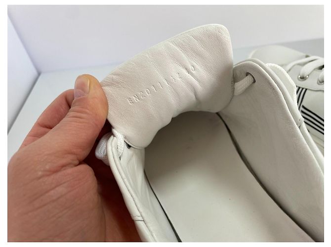 Zapatillas Hermès de cuero blancas Blanco - vista 12