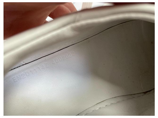 Zapatillas Hermès de cuero blancas Blanco - vista 16