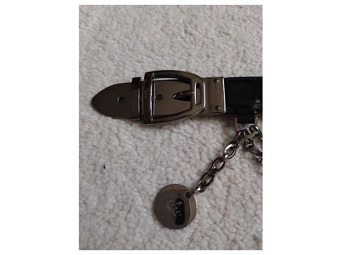 Gucci Tom Ford Gürtel aus Lackleder Schwarz 85cm - Ansicht 14