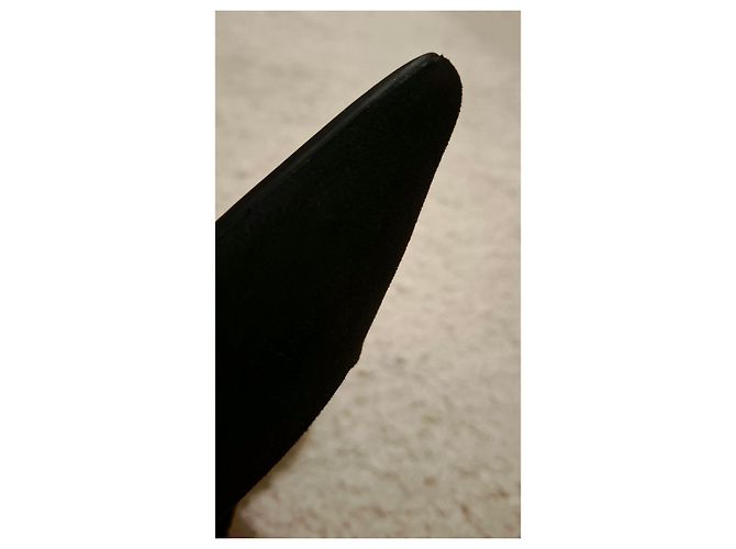 Autre Marque Schwarze Pumps mit goldenem Absatz - Ansicht 16