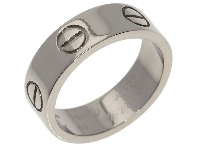 Anello Love Cartier in oro bianco 18K - vista 2
