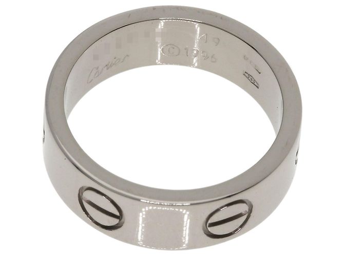 Anello Love Cartier in oro bianco 18K - vista 4