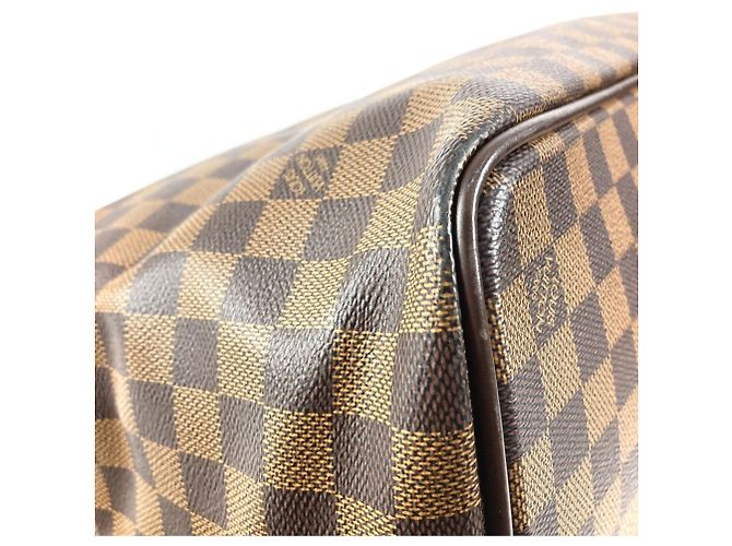 Borsa Boston Damier Greenwich PM Louis Vuitton Marrone Damier ebene - vista 10