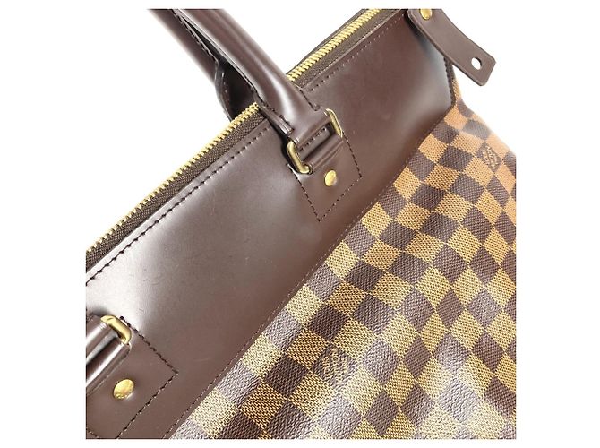 Borsa Boston Damier Greenwich PM Louis Vuitton Marrone Damier ebene - vista 15