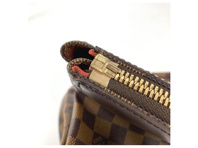 Borsa Boston Damier Greenwich PM Louis Vuitton Marrone Damier ebene - vista 18