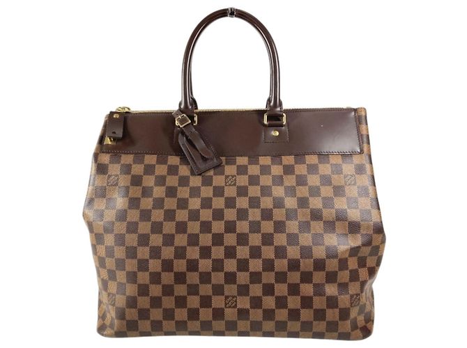 Borsa Boston Damier Greenwich PM Louis Vuitton Marrone Damier ebene - vista 2