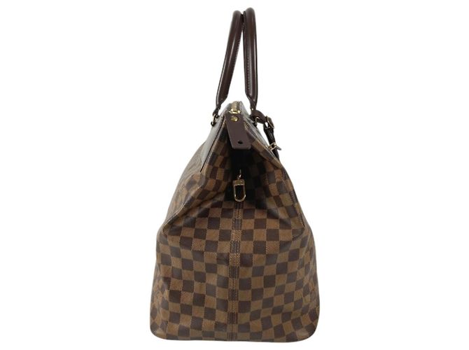 Borsa Boston Damier Greenwich PM Louis Vuitton Marrone Damier ebene - vista 4