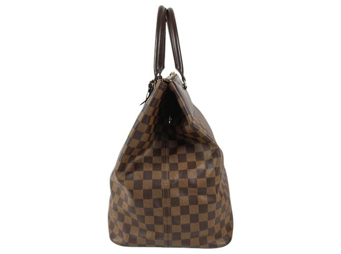 Borsa Boston Damier Greenwich PM Louis Vuitton Marrone Damier ebene - vista 5