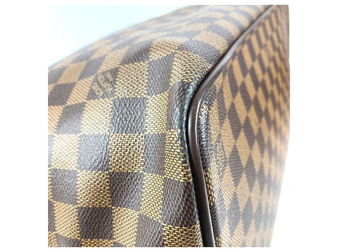 Borsa Boston Damier Greenwich PM Louis Vuitton Marrone Damier ebene - vista 8
