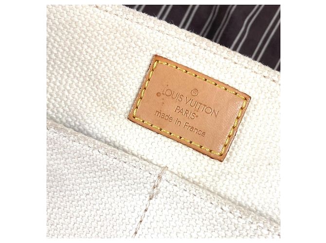 Borsa Messenger PM Antigua Buzas Louis Vuitton Bianco Crudo - vista 13