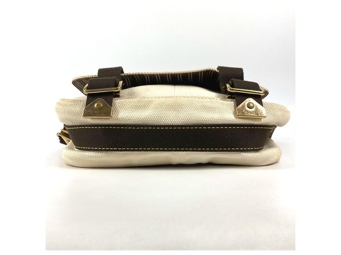Borsa Messenger PM Antigua Buzas Louis Vuitton Bianco Crudo - vista 5