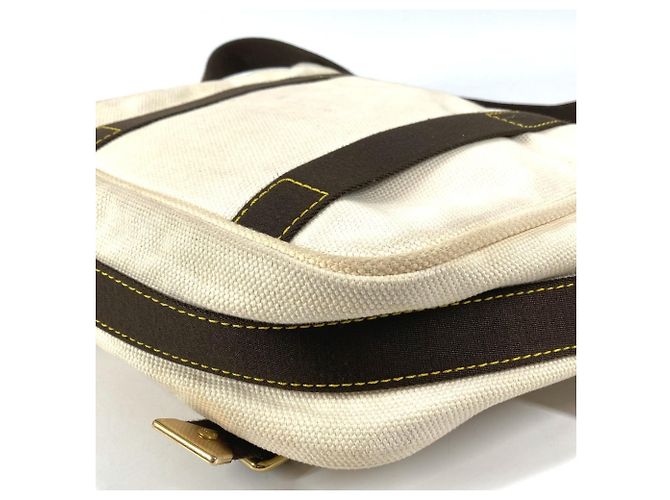 Borsa Messenger PM Antigua Buzas Louis Vuitton Bianco Crudo - vista 9