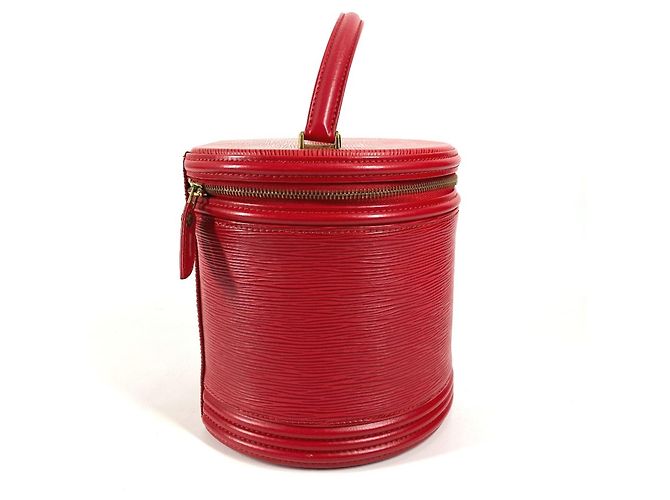 Borsa Vanity Cannes Epi M48037 di Louis Vuitton Rosso - vista 4
