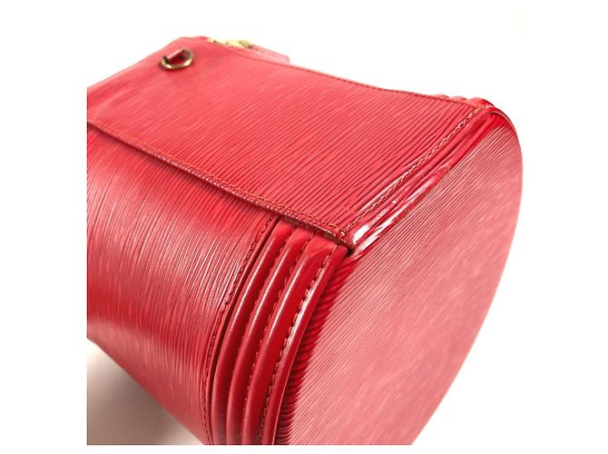 Borsa Vanity Cannes Epi M48037 di Louis Vuitton Rosso - vista 8