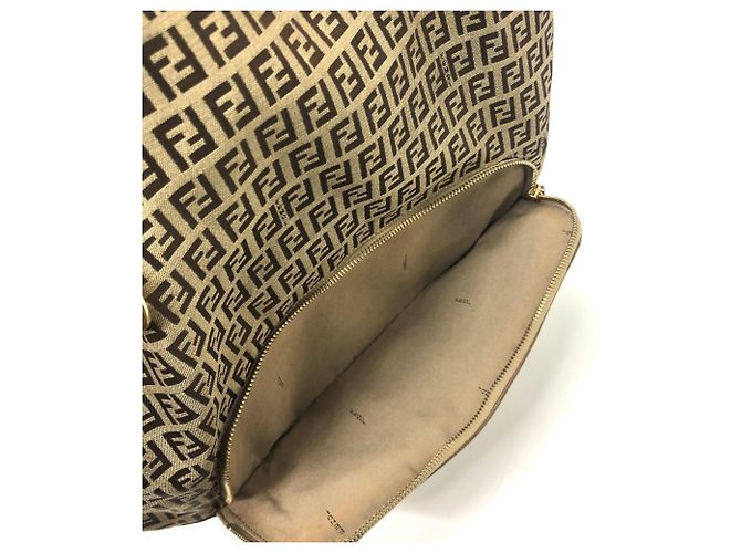 Fendi Zucchino Tote Bag Beige - Ansicht 12