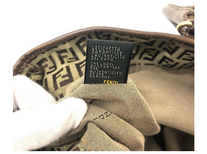 Fendi Zucchino Tote Bag Beige - Ansicht 14
