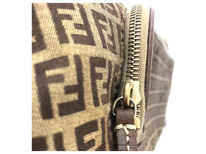 Fendi Zucchino Tote Bag Beige - Ansicht 15