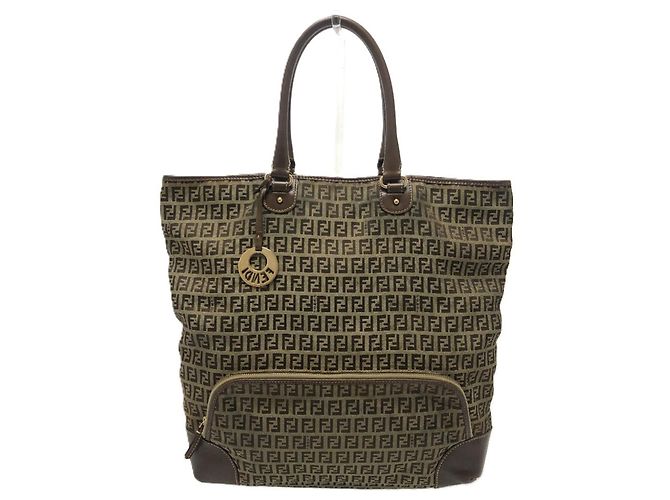 Fendi Zucchino Tote Bag Beige - Ansicht 2