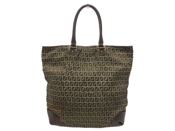 Fendi Zucchino Tote Bag Beige - Ansicht 3