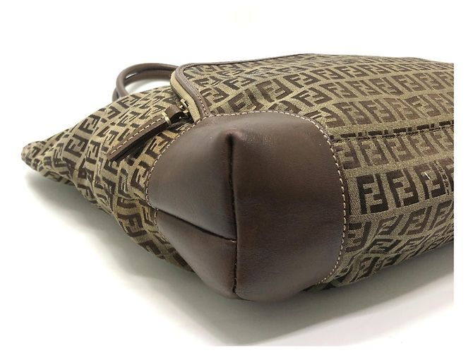 Fendi Zucchino Tote Bag Beige - Ansicht 8