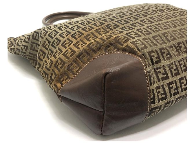 Fendi Zucchino Tote Bag Beige - Ansicht 9