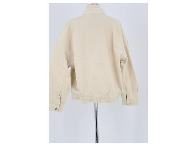 Des Petits Hauts Giacca in Cotone Beige - vista 6