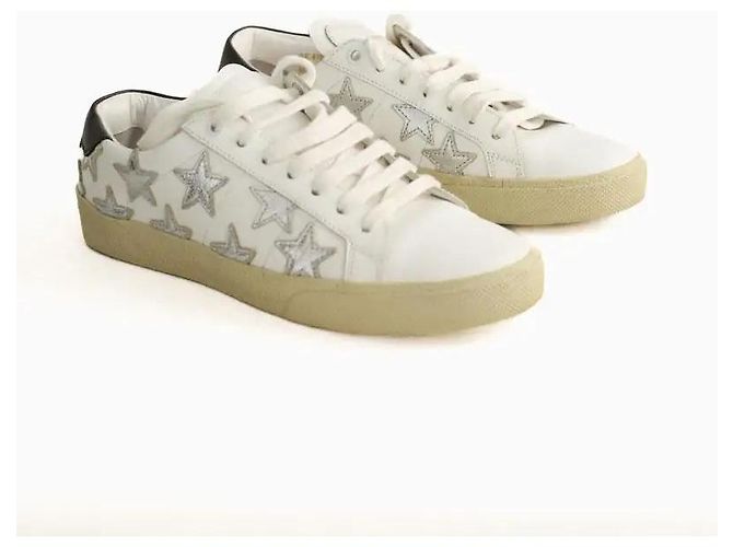 Saint Laurent Baskets blanches - vue 3