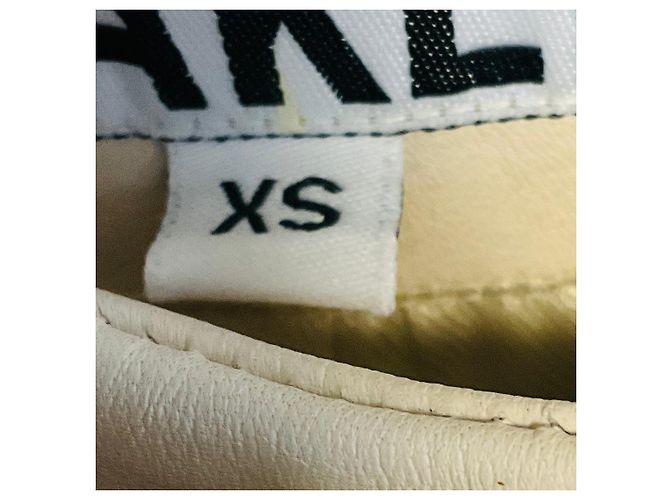 W118 by Walter Baker Walter Baker Ivory Leather Jacket with Gold Buttons Beige - view 4