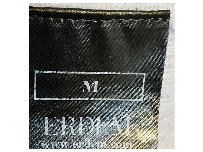 Hellblauer Woll- und Kaschmirpullover mit gedrehtem Kragen Erdem - Ansicht 4