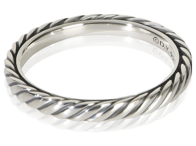 David Yurman Sterling Silver  Cable Ring - view 3