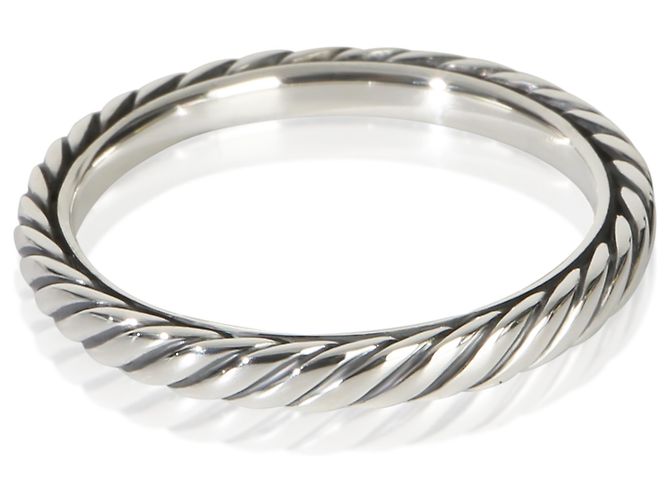 David Yurman Sterling Silver  Cable Ring - view 4