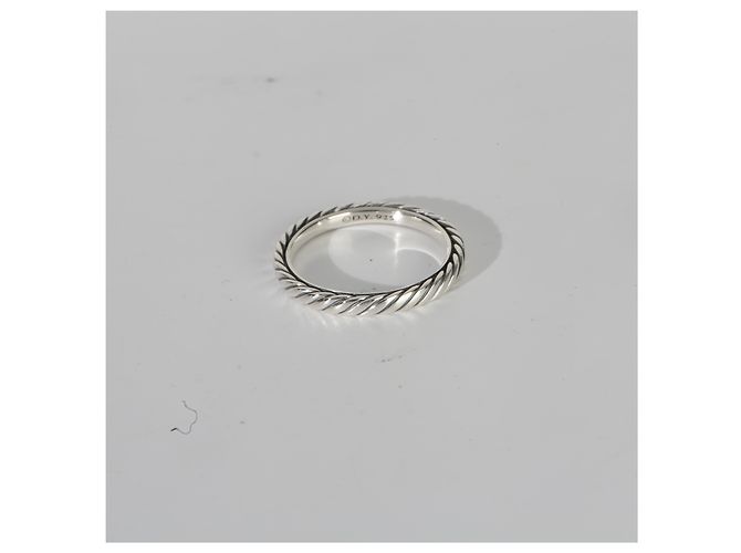 David Yurman Sterling Silver  Cable Ring - view 5
