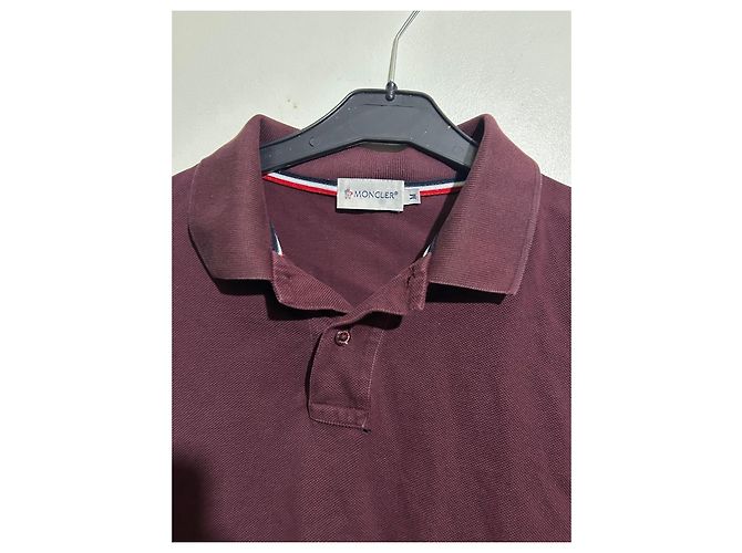 Polo Moncler Burdeos de Manga Larga - vista 2