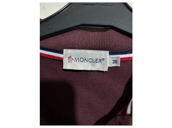 Polo Moncler Burdeos de Manga Larga - vista 3
