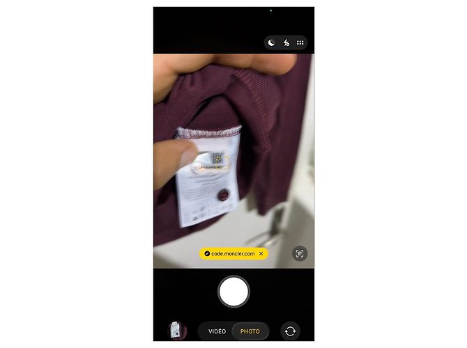 Polo Moncler Burdeos de Manga Larga - vista 6