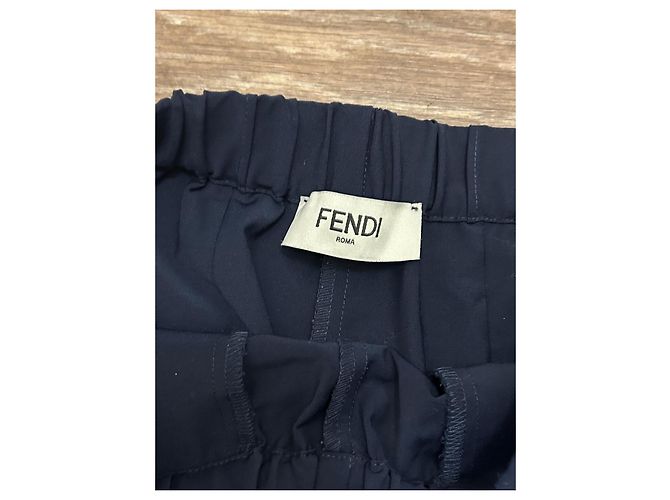 Marineblaue Fendi-Hose - Ansicht 2