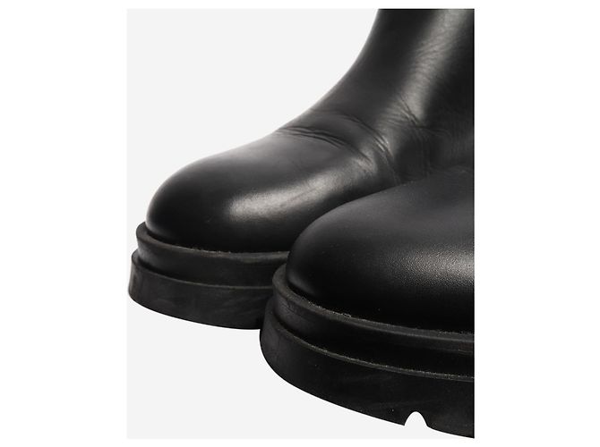 Anine Bing Botines de cuero negro - talla EU 40 - vista 5