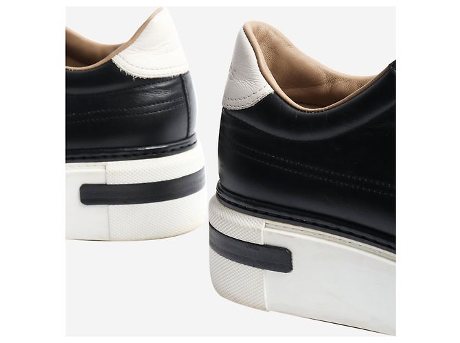Hermès Schwarze Leder-Sneaker - EU 39 - Ansicht 5