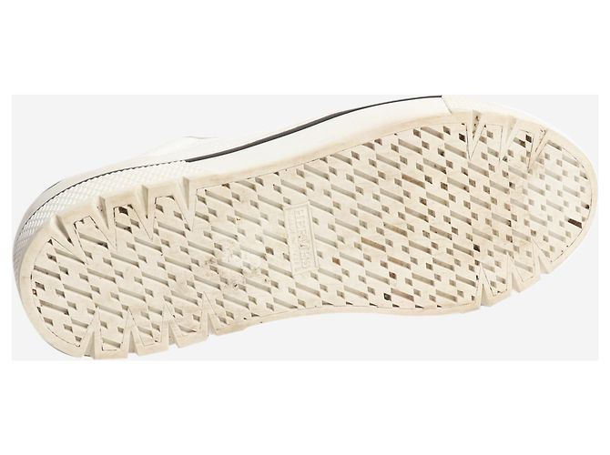 Hermès Weiße Leder-Sneaker - Größe EU 38 - Ansicht 8