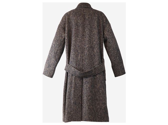 Autre Marque Abrigo de espiga de marino - talla UK 4 Azul - vista 6
