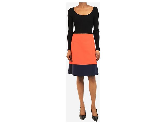 Marni Falda A línea naranja - tamaño UK 6 - vista 2