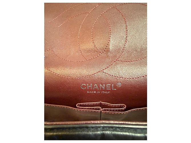 Borsa a mano Chanel 2.55 Reissue grande in pelle nera Nero - vista 9