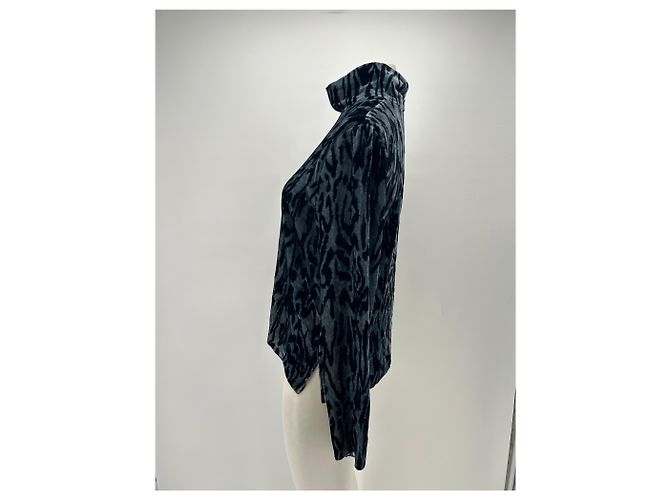 Forte Forte Blaue Samtbluse - vista 4