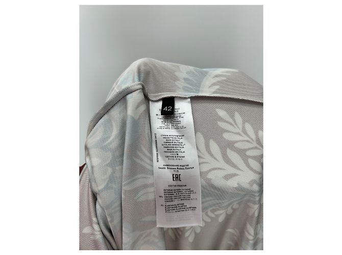 Etro Maxikleid bedruckt braun Polyester Größe 42 - Ansicht 6
