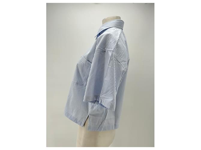 Guess Camicia a maniche corte a righe Blu - vista 4