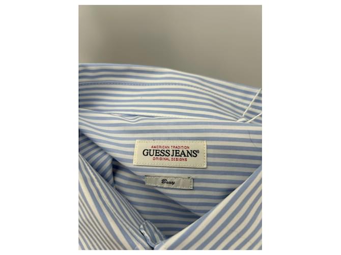 Guess Camicia a maniche corte a righe Blu - vista 6